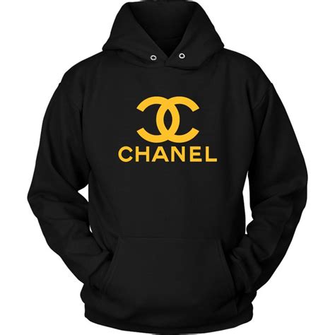 coco chanel hoodies|authentic chanel logo sweater.